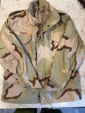 Military Desert Camouflage Field Jacket
